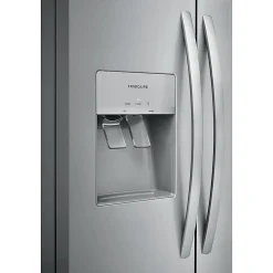 Frigidaire 25.6 Cu. Ft. 36'' Standard Depth Side by Side Refrigerator - 25.60 ft³ - Auto-defrost - Side by Side - FRSS2633AS