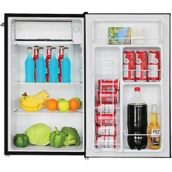 Frigidaire® 3.2-cu.-ft. 65-Watt Eraser-Board Door Retro Compact Fridge, Black, EFR331-B-BLACK
