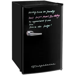 Frigidaire® 3.2-cu.-ft. 65-Watt Eraser-Board Door Retro Compact Fridge, Black, EFR331-B-BLACK