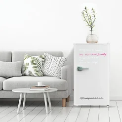Frigidaire® 3.2-cu.-ft. 65-Watt Eraser-Board Door Retro Compact Fridge, White, EFR331-B-WHITE