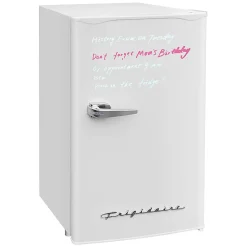Frigidaire® 3.2-cu.-ft. 65-Watt Eraser-Board Door Retro Compact Fridge, White, EFR331-B-WHITE