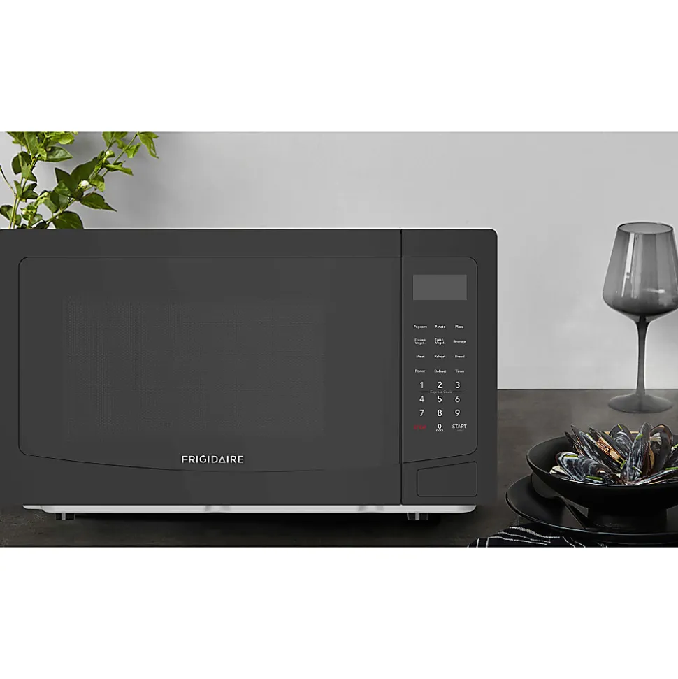 Frigidaire® 1.1-cu. ft. 1,100-Watt Microwave Oven, Black, EMW1132-BLACK