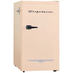 Frigidaire® 3.2-cu.-ft. 65-Watt Retro Bar Fridge with Side Bottle Opener, Coral, EFR376-B-CORAL