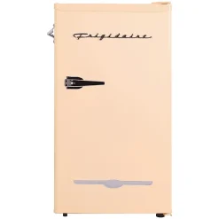 Frigidaire® 3.2-cu.-ft. 65-Watt Retro Bar Fridge with Side Bottle Opener, Coral, EFR376-B-CORAL