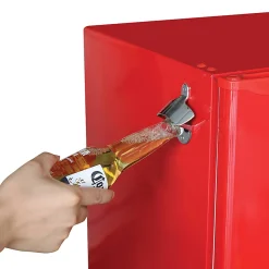 Frigidaire® 3.2-cu.-ft. 65-Watt Retro Bar Fridge with Side Bottle Opener, Red, EFR376-B-RED
