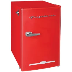 Frigidaire® 3.2-cu.-ft. 65-Watt Retro Bar Fridge with Side Bottle Opener, Red, EFR376-B-RED
