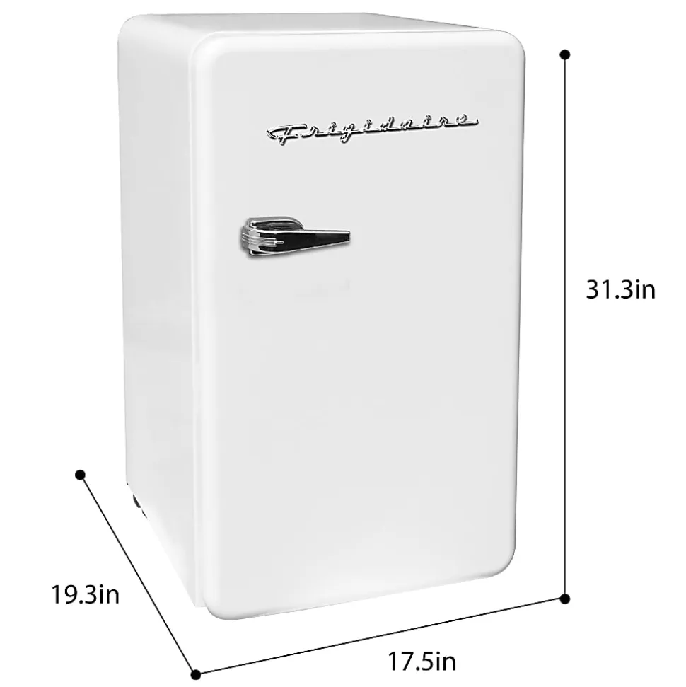 Frigidaire® 3.2-cu. ft. 60-Watt Retro Compact Refrigerator, White, EFR372-B-WHITE
