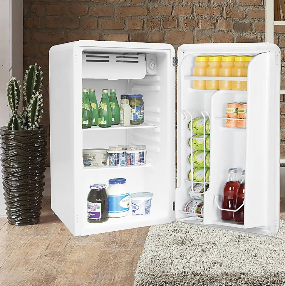 Frigidaire® 3.2-cu. ft. 60-Watt Retro Compact Refrigerator, White, EFR372-B-WHITE