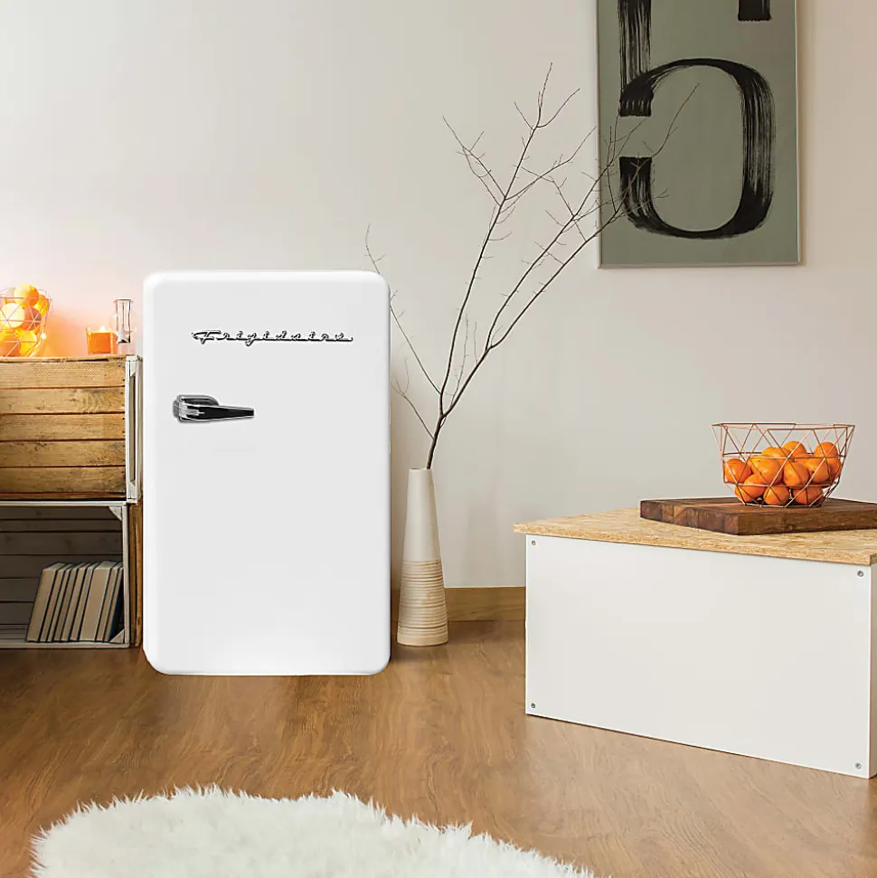 Frigidaire® 3.2-cu. ft. 60-Watt Retro Compact Refrigerator, White, EFR372-B-WHITE