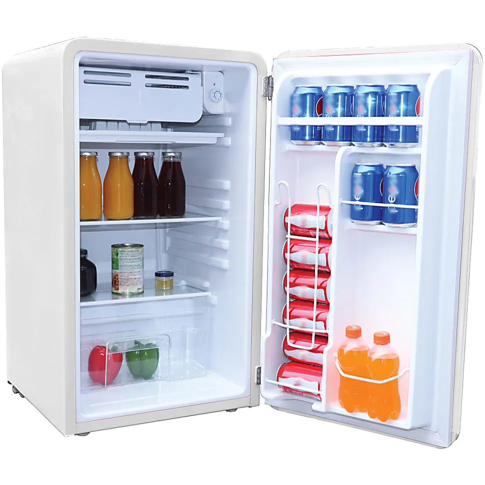 Frigidaire® 3.2-cu. ft. 60-Watt Retro Compact Refrigerator, White, EFR372-B-WHITE