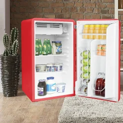 Frigidaire® 3.2-cu.-ft. 60-Watt Retro Compact Refrigerator, Red, EFR372-B-RED