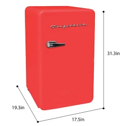 Frigidaire® 3.2-cu.-ft. 60-Watt Retro Compact Refrigerator, Red, EFR372-B-RED