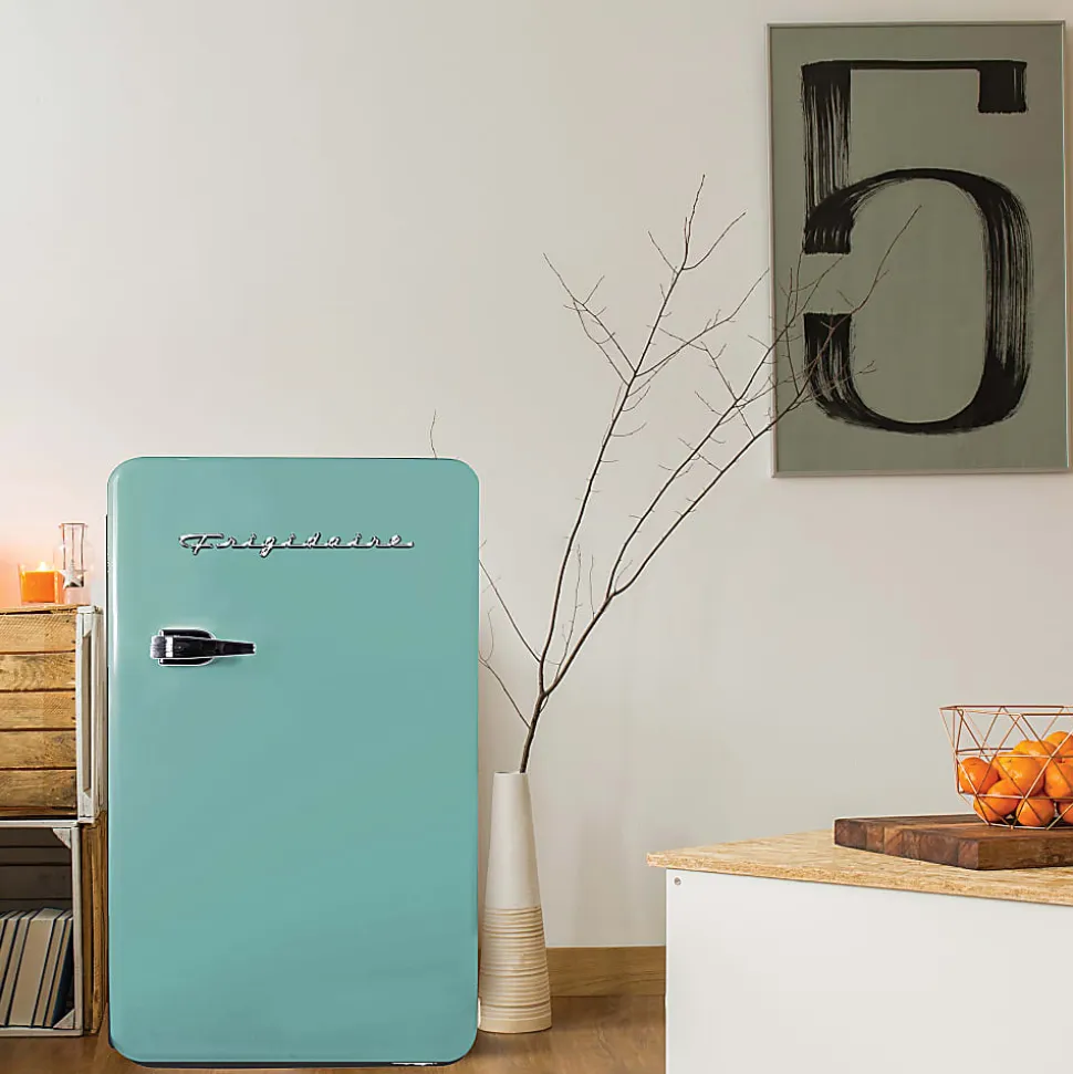 Frigidaire® 3.2-cu.-ft. 60-Watt Retro Compact Refrigerator, Mint, EFR372-MINT