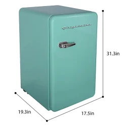 Frigidaire® 3.2-cu.-ft. 60-Watt Retro Compact Refrigerator, Mint, EFR372-MINT
