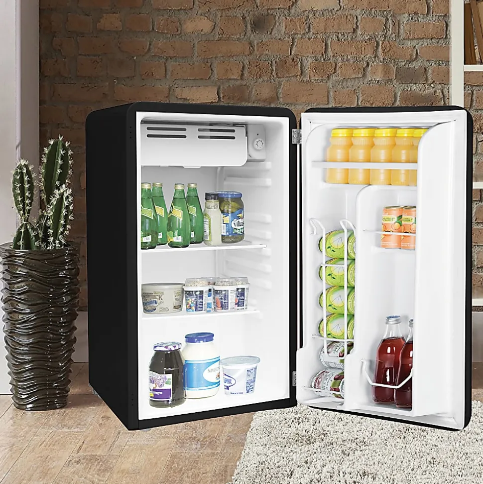 Frigidaire® 3.2-cu.-ft. 60-Watt Retro Compact Refrigerator, Black, EFR372-B-BLACK