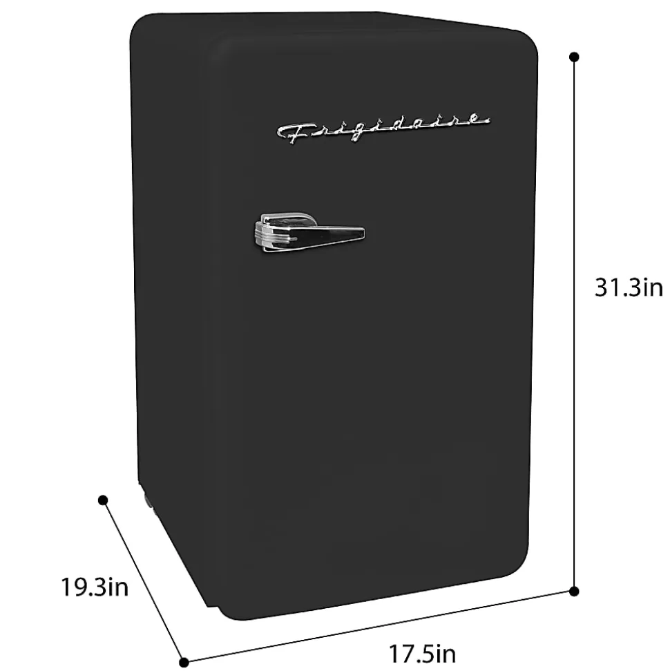 Frigidaire® 3.2-cu.-ft. 60-Watt Retro Compact Refrigerator, Black, EFR372-B-BLACK