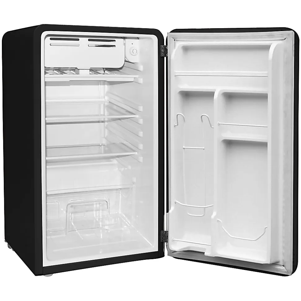 Frigidaire® 3.2-cu.-ft. 60-Watt Retro Compact Refrigerator, Black, EFR372-B-BLACK