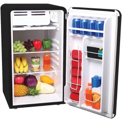 Frigidaire® 3.2-cu.-ft. 60-Watt Retro Compact Refrigerator, Black, EFR372-B-BLACK
