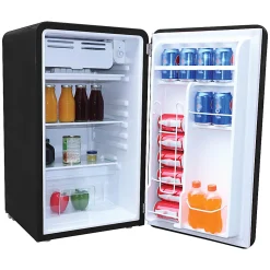 Frigidaire® 3.2-cu.-ft. 60-Watt Retro Compact Refrigerator, Black, EFR372-B-BLACK