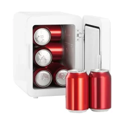 Frigidaire Gallery® 9-Can Lighted Mirror Beauty Fridge, White