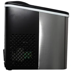 Frigidaire® 26 Lb. Countertop Ice Maker with 9-In. Bullet-Shaped Cubes, Silver, EFIC121-SS