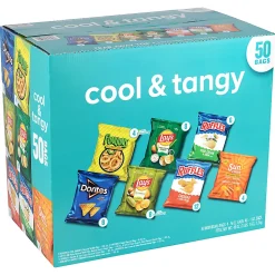 Frito-Lay Cool And Tangy Mix Variety Pack, 1 Oz, Total Qty 50