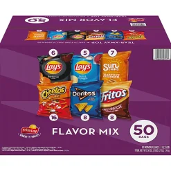 Frito-Lay Flavor Mix Variety Pack, 1 Oz, Total Qty 50