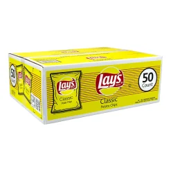 Frito-Lay® Original Lay's® Potato Chips, 1 Oz, Box Of 50 Bags