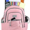 Fuel Rider Sport Bungee Backpack With 15.5” Laptop Compartment, Pink