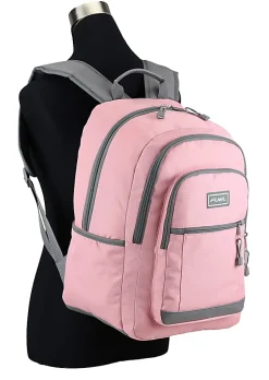 Fuel Rider Sport Bungee Backpack With 15.5” Laptop Compartment, Pink