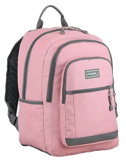 Fuel Rider Sport Bungee Backpack With 15.5” Laptop Compartment, Pink