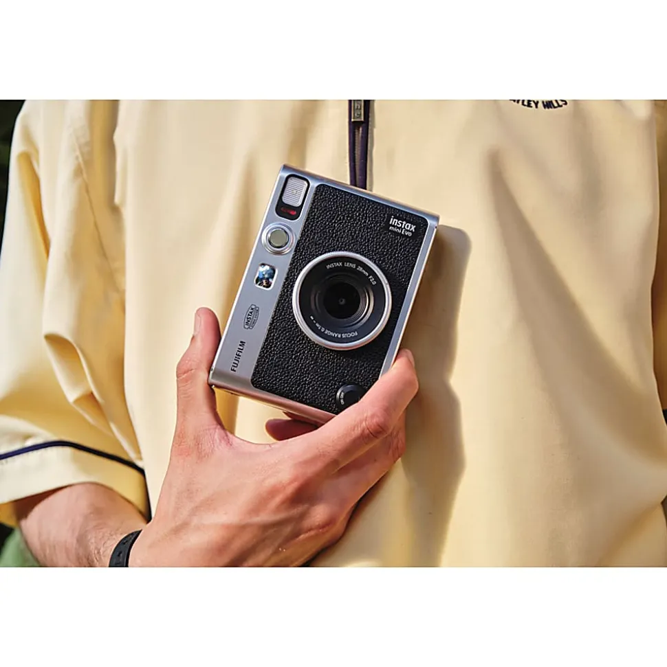FUJIFILM instax mini Evo Camera, Black
