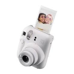 Fujifilm Instax Mini 12 Instant Film Camera With Lens, Clay White