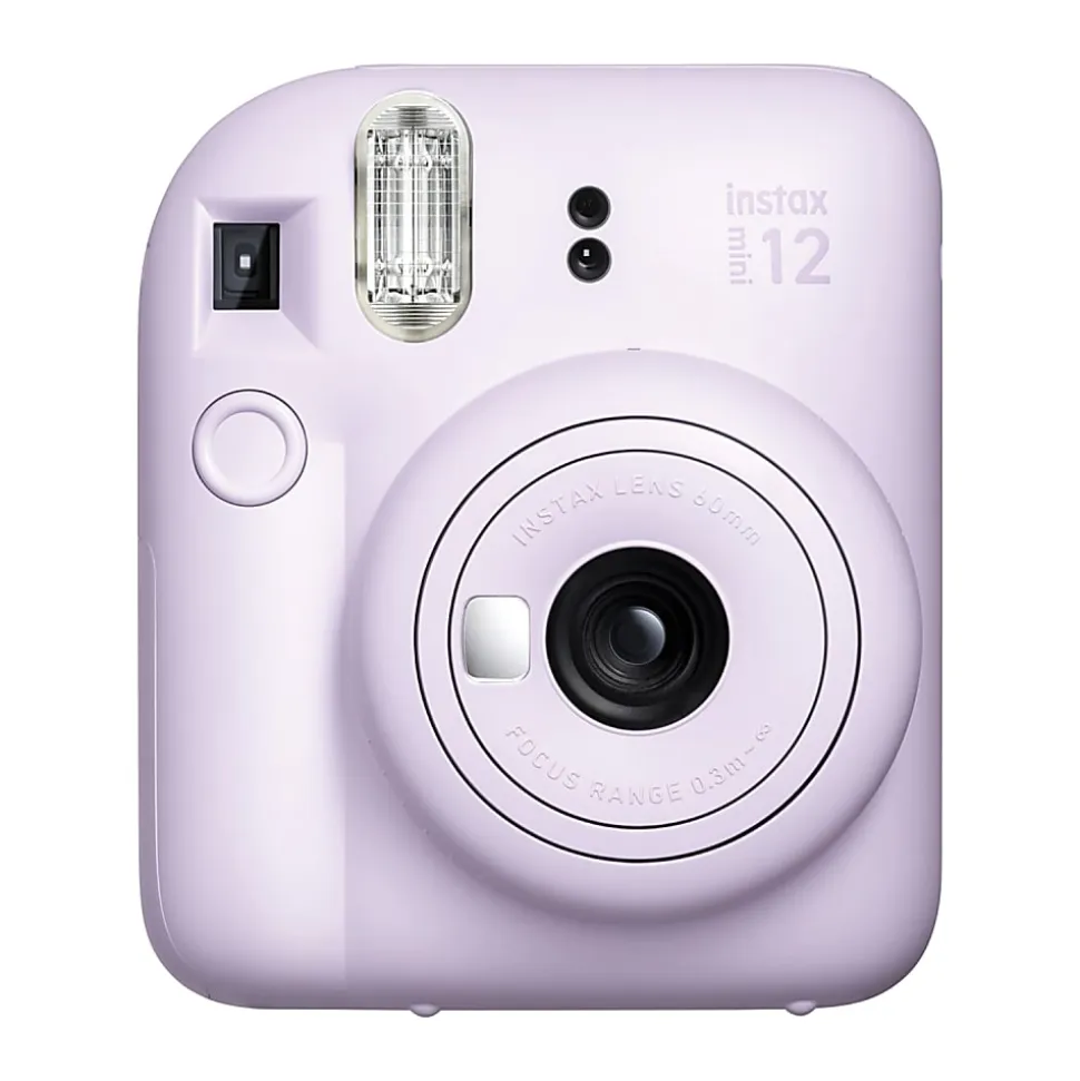 Fujifilm Instax Mini 12 Instant Film Camera With Lens, Lilac Purple