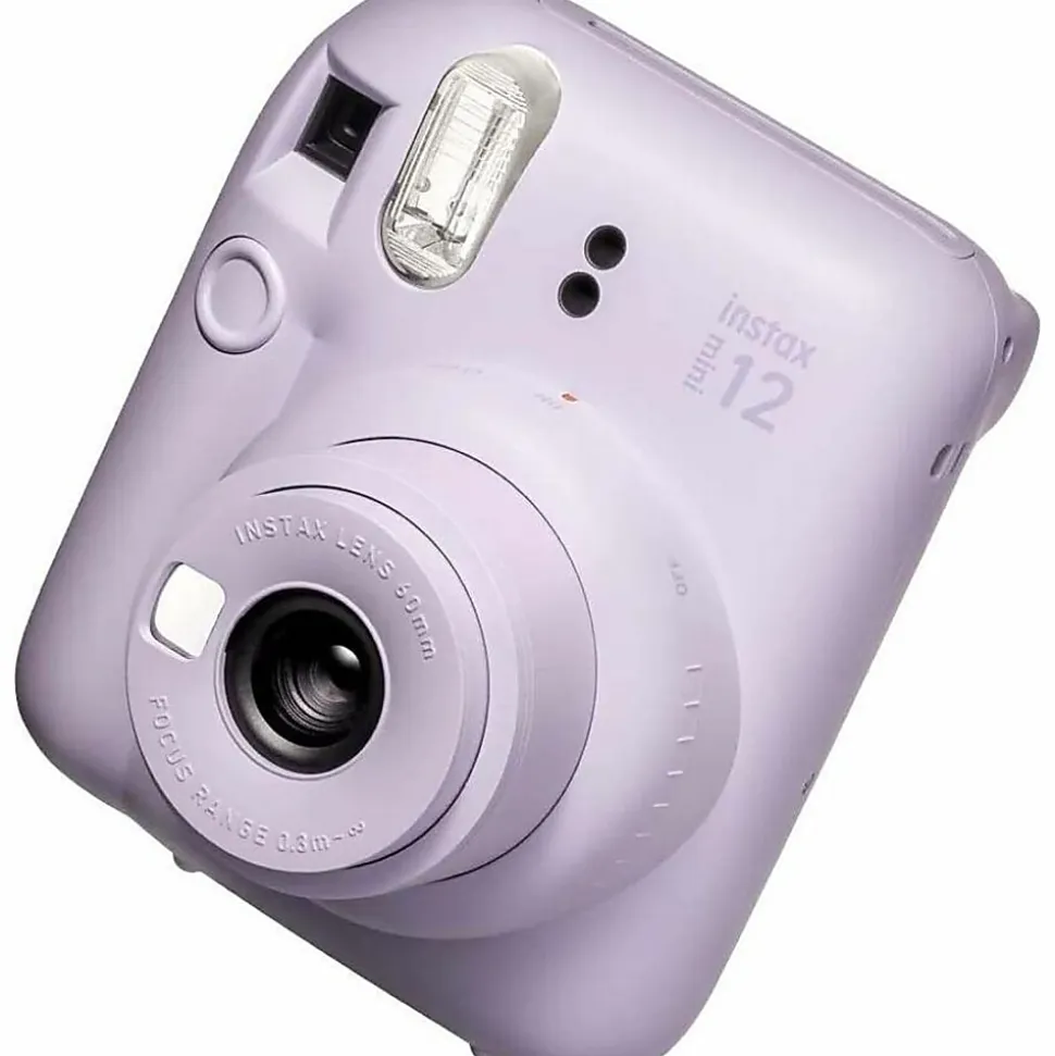 Fujifilm Instax Mini 12 Instant Film Camera With Lens, Lilac Purple