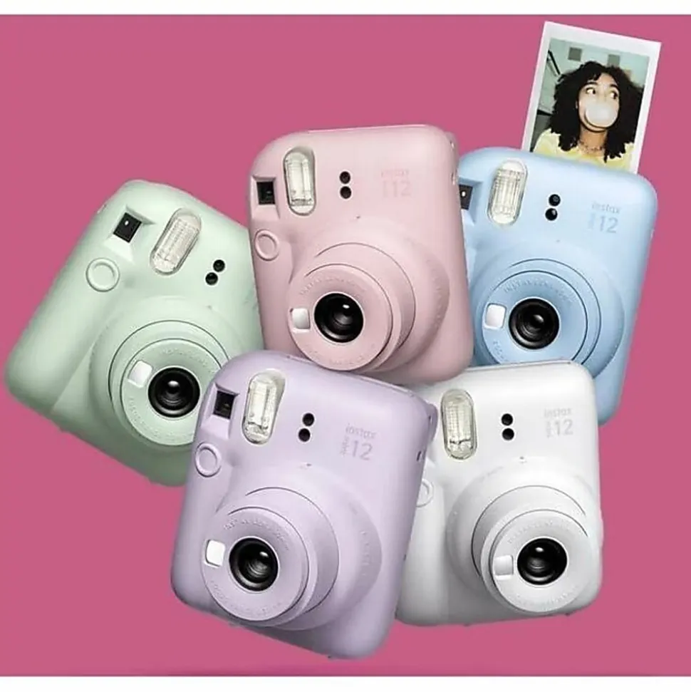 Fujifilm Instax Mini 12 Instant Film Camera With Lens, Lilac Purple