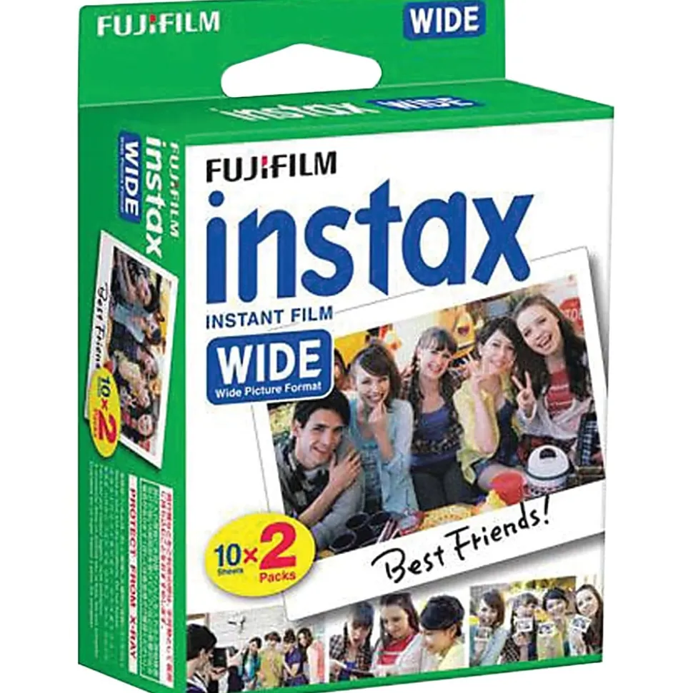 Fujifilm Instax WIDE Film For Instax Film Cameras, Pack Of 2 Film