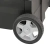 Fusion Mobile Folding Cargo Cart, 41"H x 21"W x 18 3/4"D, Black