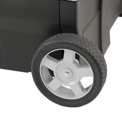 Fusion Mobile Folding Cargo Cart, 41"H x 21"W x 18 3/4"D, Black
