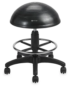 Gaiam High-Rise Balance Ball® Stool, 31"H, Black