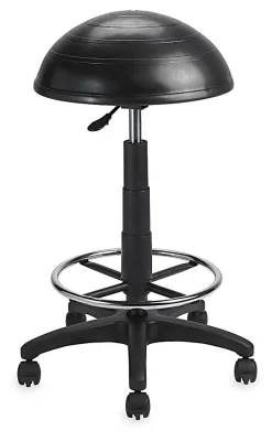 Gaiam High-Rise Balance Ball® Stool, 31"H, Black