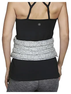 Gaiam Relax Lower Back Wrap, 10-3/4"H x 5-3/4"W x 2"D, Gray