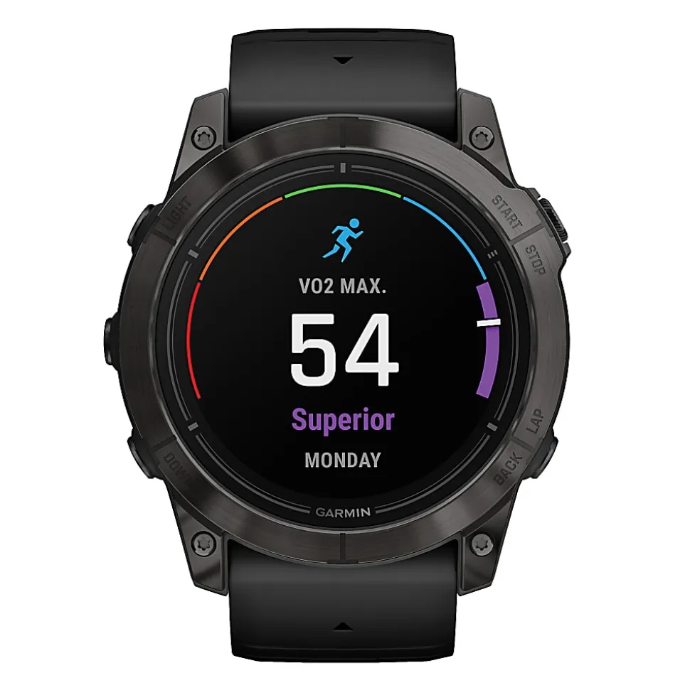 Garmin epix Pro (Gen 2) Sapphire Edition Smartwatch with 51 mm Case, Carbon Gray/Black
