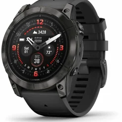 Garmin epix Pro (Gen 2) Sapphire Edition Smartwatch with 51 mm Case, Carbon Gray/Black