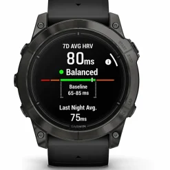 Garmin epix Pro (Gen 2) Sapphire Edition Smartwatch with 51 mm Case, Carbon Gray/Black