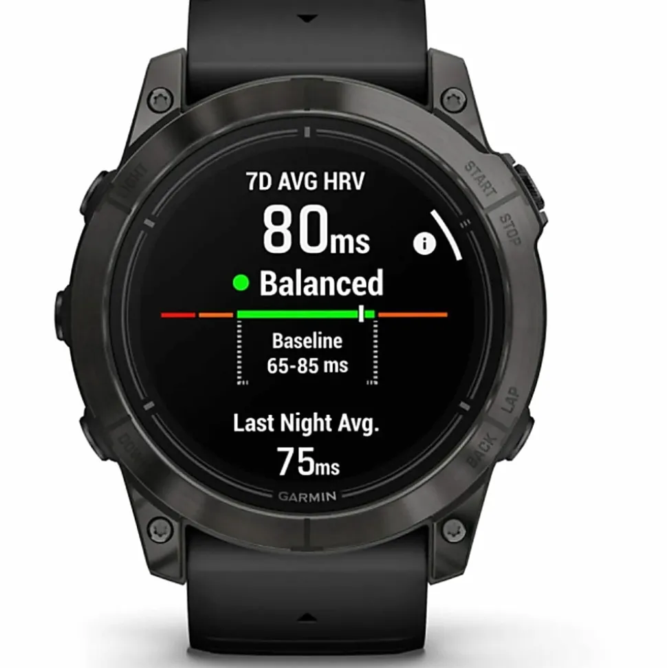 Garmin epix Pro (Gen 2) Sapphire Edition Smartwatch with 51 mm Case, Carbon Gray/Black