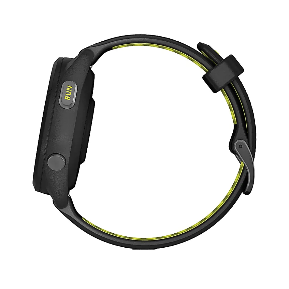 Garmin Forerunner 265S Running Smartwatch, Black/Amp Yellow