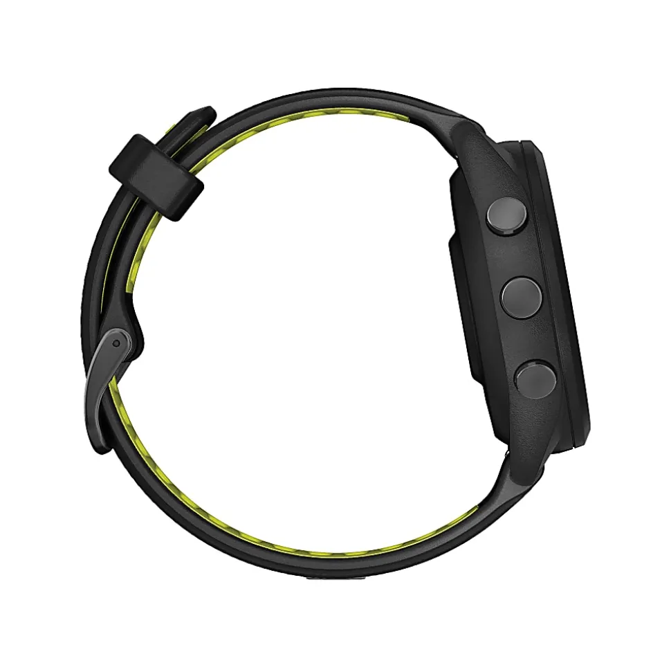 Garmin Forerunner 265S Running Smartwatch, Black/Amp Yellow