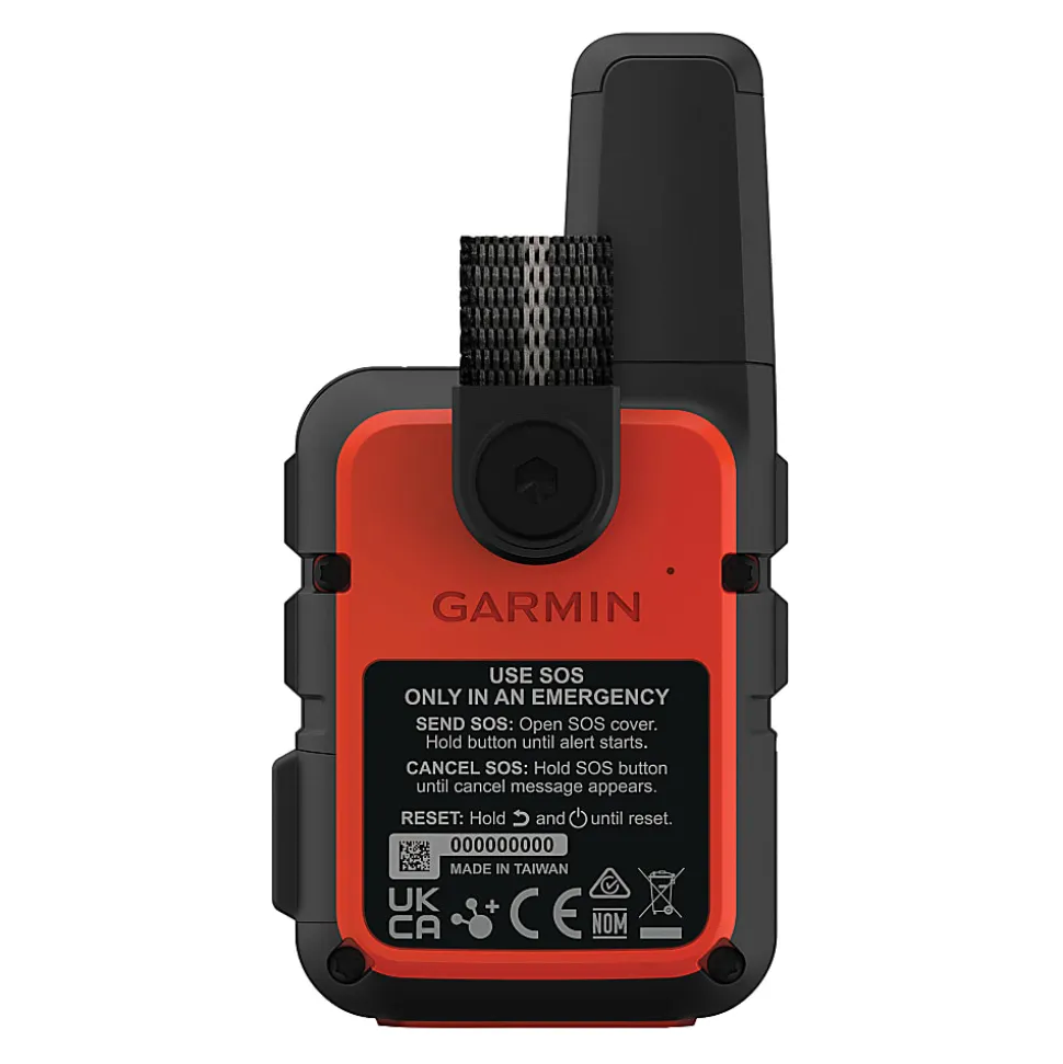 Garmin inReach Mini 2 Compact Satellite Communicator, 010-02602-00, 2.2"H x 4.8"W x 5.4"D, Flame Red