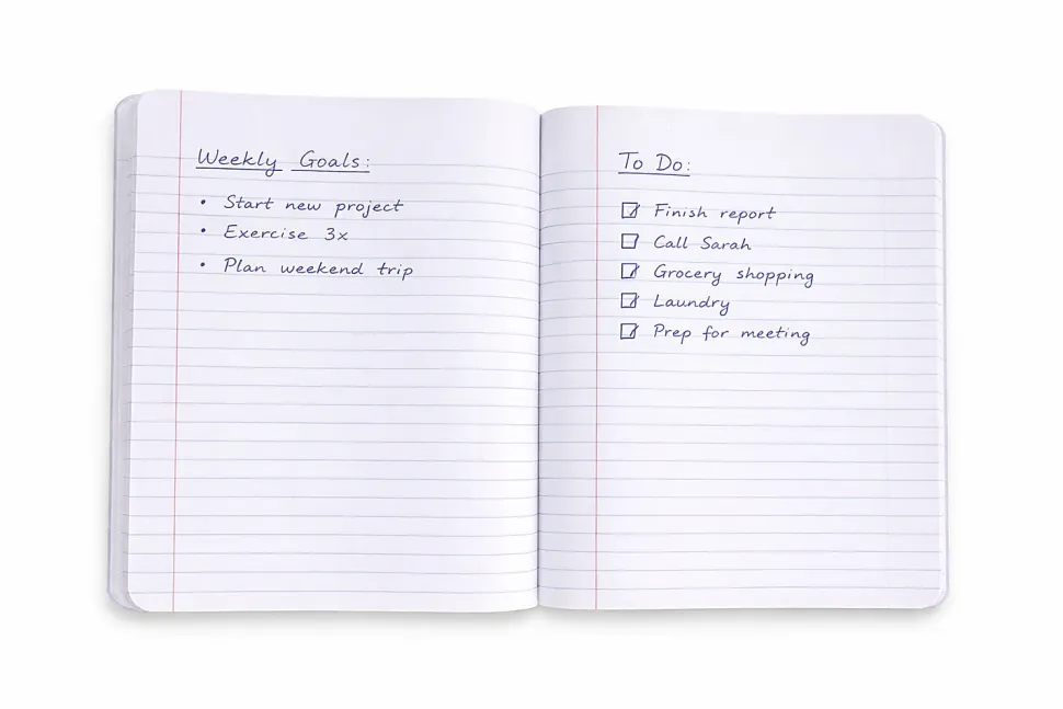 Gartner Studios Composition Notebook, 7-1/2" x 9-3/4," College Ruled, 100 Sheets, Bow and Floral